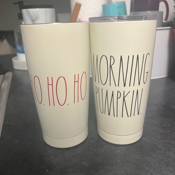 Two Holiday Rae Dunn Coffee Mugs - Picture 2 of 5